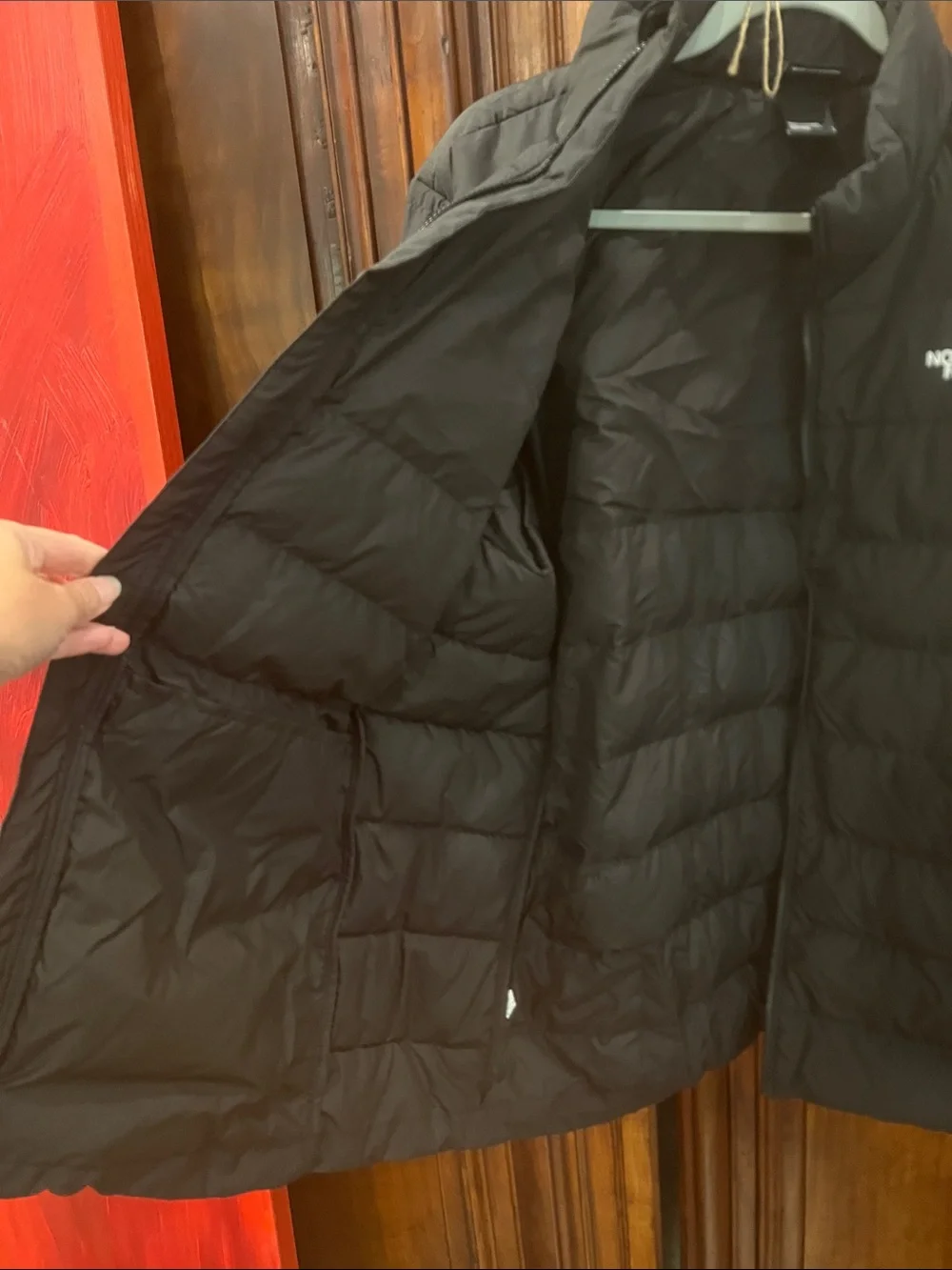 The North Face Black Quilted Puffer Jacket Mens Size L